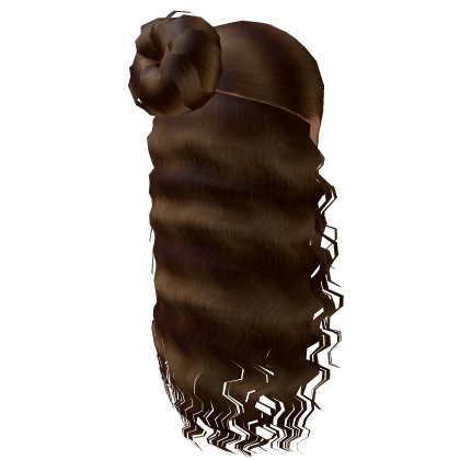 Half Up Half Down Wavy Hair [Brown]