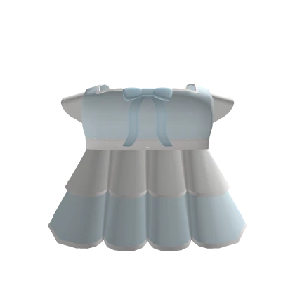 ♡ : cutesy sweet baby blue ruffle doll dress