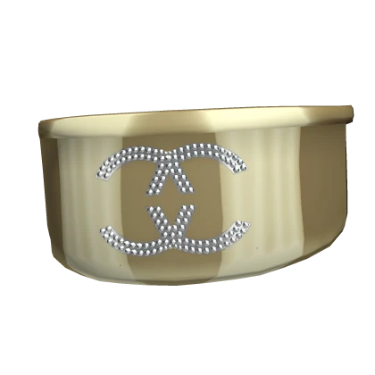 Designer Icon Shield Shades in Gold