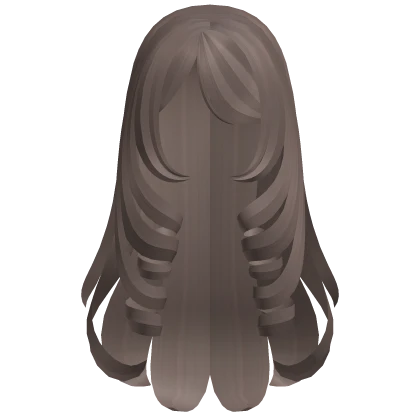 Elegant Cozy Princess Hair w/ Curls (Grey)