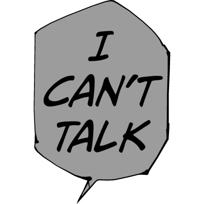 I Can't Talk 