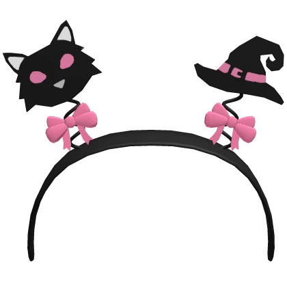 Halloween pink witch boppers