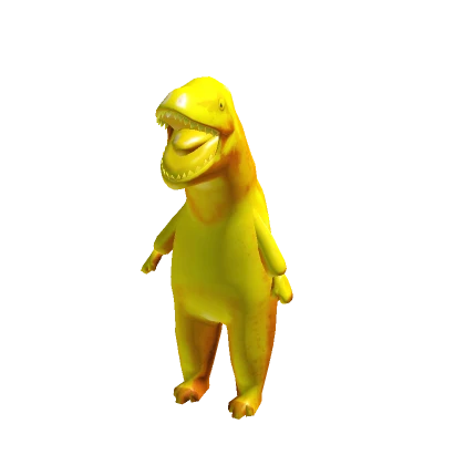 Golden Dinosaur Suit