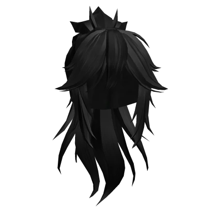 Samurai Ponytail Hair - Black