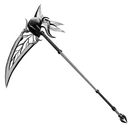 Monochrome Skull Scythe