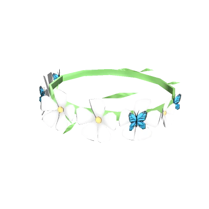 White Spring Flower Crown