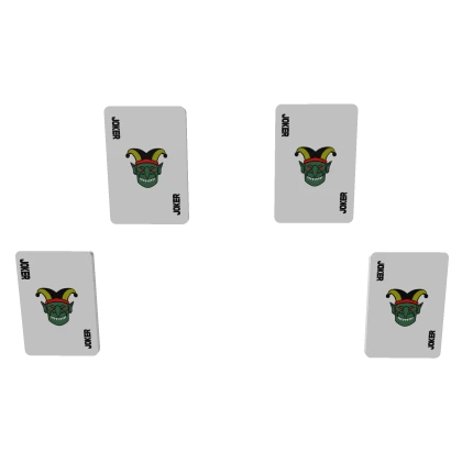 Floating Joker Goblin Card