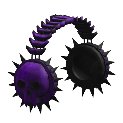 Purple Skull Dread Headphones