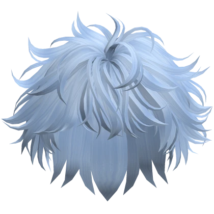 Wavy Messy Anime Boy Hair (Light Blue)