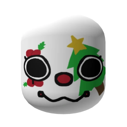 Silly Christmas Clown Face