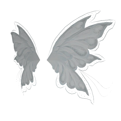 Jeweled Fairy Wings in White