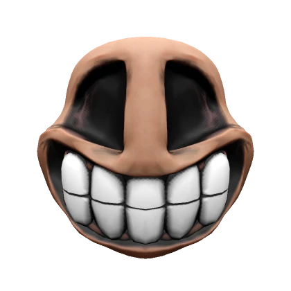 Hollow Comical Smile Head (Peach)