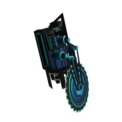 Left Neon Cyber Saw Arm Robloxian (HMR)