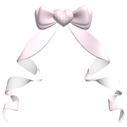 ♡ pretty twirly pink princess back bow