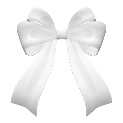 Lovelock Hair Bow White