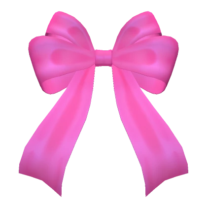 Lovelock Hair Bow Hot Pink