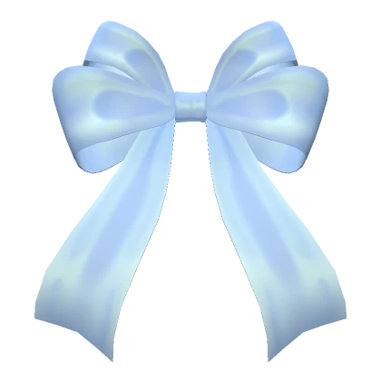 Lovelock Hair Bow Baby Blue