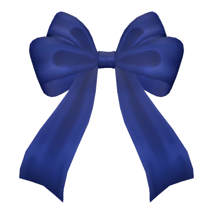 Lovelock Hair Bow Navy Blue