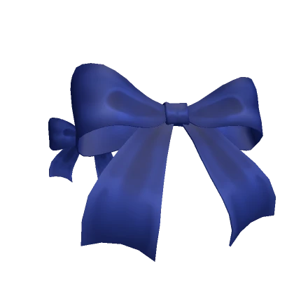 Boutique Side Bows Navy Blue