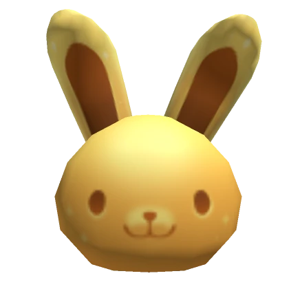 Gold Big Bunny Head