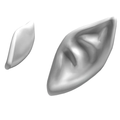 White elf ears