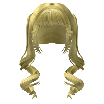 ꒰ cutesy yellow swirly pigtails ʚ♡ɞ