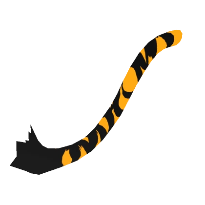 Orange Zebra Tail