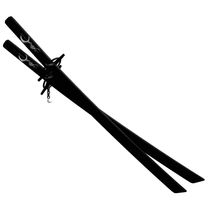 Moon Black Katana Set