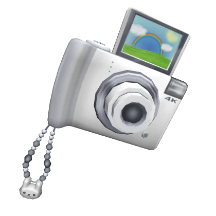 White 4k Digital Camera