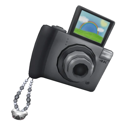 Silver 4K Digital Camera