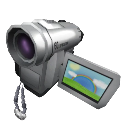 Silver Video Camera