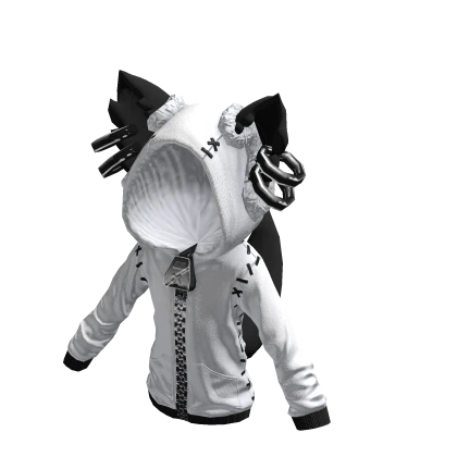 Woof Hoodie Monochrome