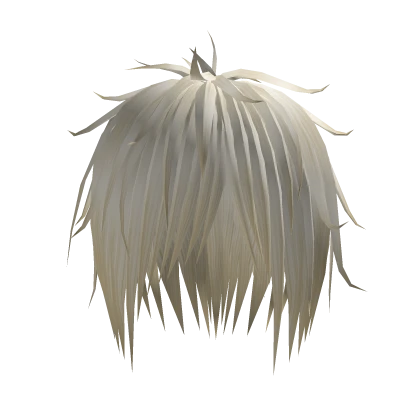 Beige Messy Vkei Scene Emo Hair