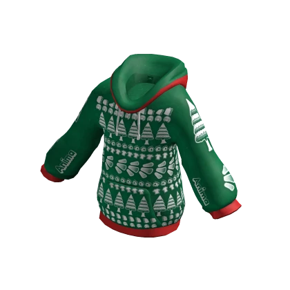 Green and Late! Anima Festive Holiday Hoodie 🎄
