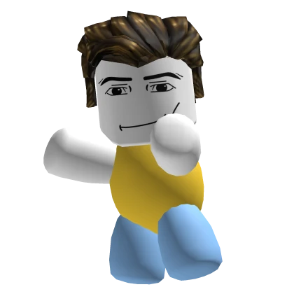 Peluche ElAbrahaham companion on head