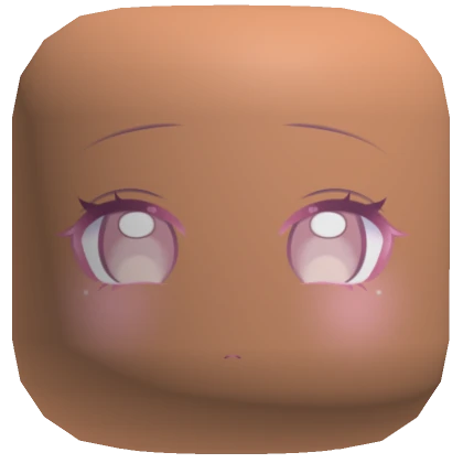 Soft Pink Anime Face [Tan]