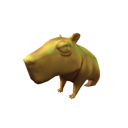 Golden Capybara Shoulder Buddy