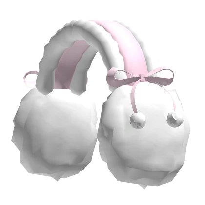 Cute Winter Earmufs w Bows In Pink