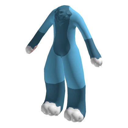 Blue Red Panda Fursuit