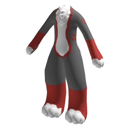 Red Kemono Wolf Fursuit