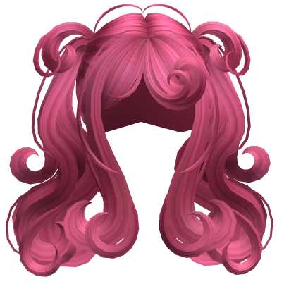 Swirly Layered Wispy Pigtails