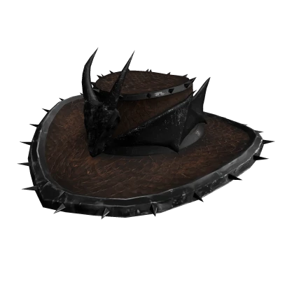 Leather Dragon Outlaw Hat