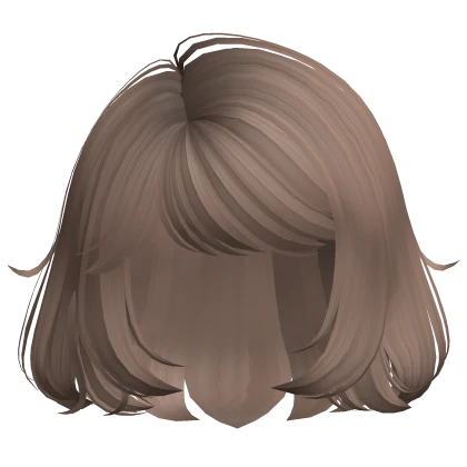 Short Layered Anime Girl Bob Hair (Milktea Brown)