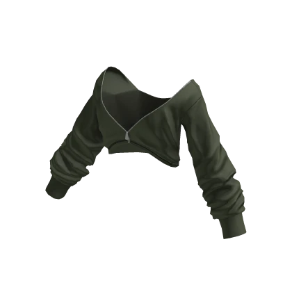 Off-Shoulder Jacket (Green)