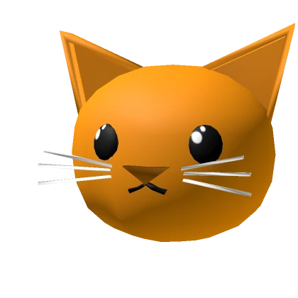 Orange Cat Baby Pet Head Animal