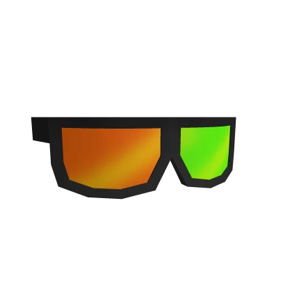 Orange and Green 3D Shades