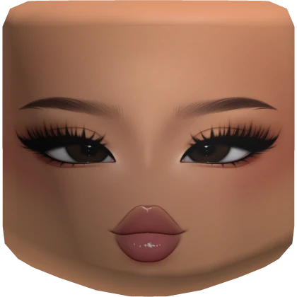 Latina Baddie Girl Face Makeup Mask