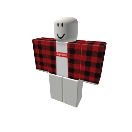 flannel with supreme shirt