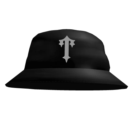 Black Designer Bucket Hat