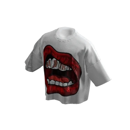 y2k Streetwear Mouth T-Shirt